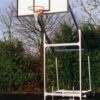 Verrijdbare basketbal-installatie 6 Verrolbaar basketbalsysteem. Ideaal als u het veld ook voor andere doeleinden gebruikt. Volledig gelast aluminium. Absoluut topkwaliteit.